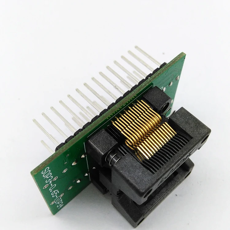 SSOP28 TSSOP28 для dip 28 программирования адаптер OTS-34-0.65-01 IC Тесты запись в гнездо RT809H программист scoket ZIF адаптер