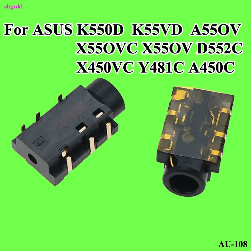 Cltgxdd Новый 6Pin 3 5 мм разъем для ноутбука с аудио портом Asus X550V X550VC X550CC K55VD K550D X550LD