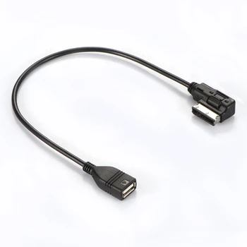 

AMI MMI MDI to USB Female Audio Cables Data Sync Charging Adapter for AUDI A3 A4L A5 A6L A8 Q3 Q5 Q7