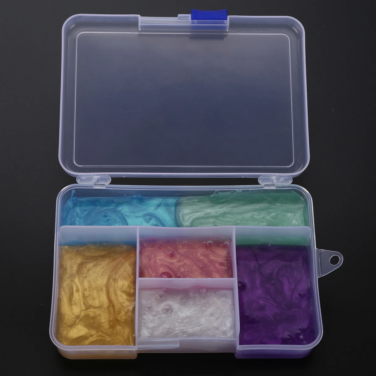

Mayitr 6 Colors 300ml Children Pearly Slime Mud Mermaid Crystal Cotton Plasticine Kids Learning Toy Colorful