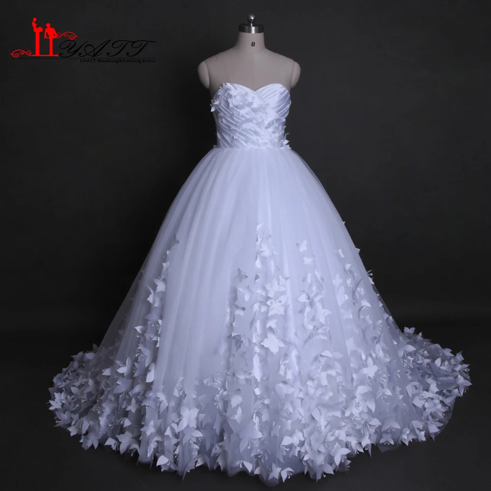 vestido de noiva de borboleta