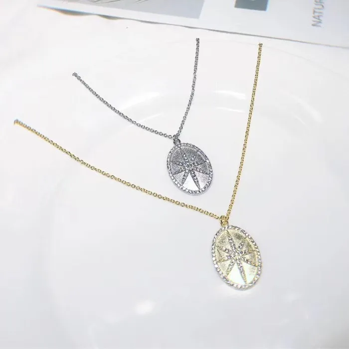 

Designer Fashion 925 Sterling Silver Jewelry 3A Cubic Zirconia Party Necklace