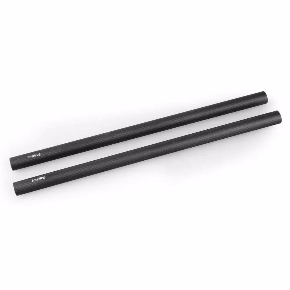 Haste de Fibra de Carbono Hastes de Apoio Polegadas de Comprimento para Dslr Pacote de 2 Smallrig Precisão Trabalhada Câmera Ombro Rig System-851 Pces 15mm 12 - Image 2