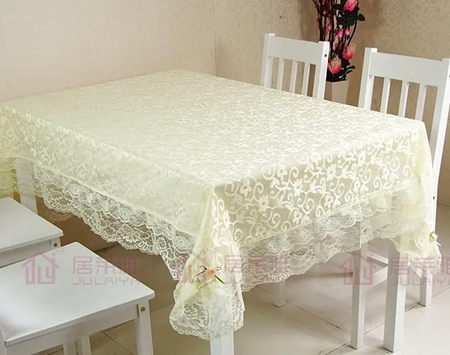 disposal small table cloth lace fabric beautiful very cheap round table