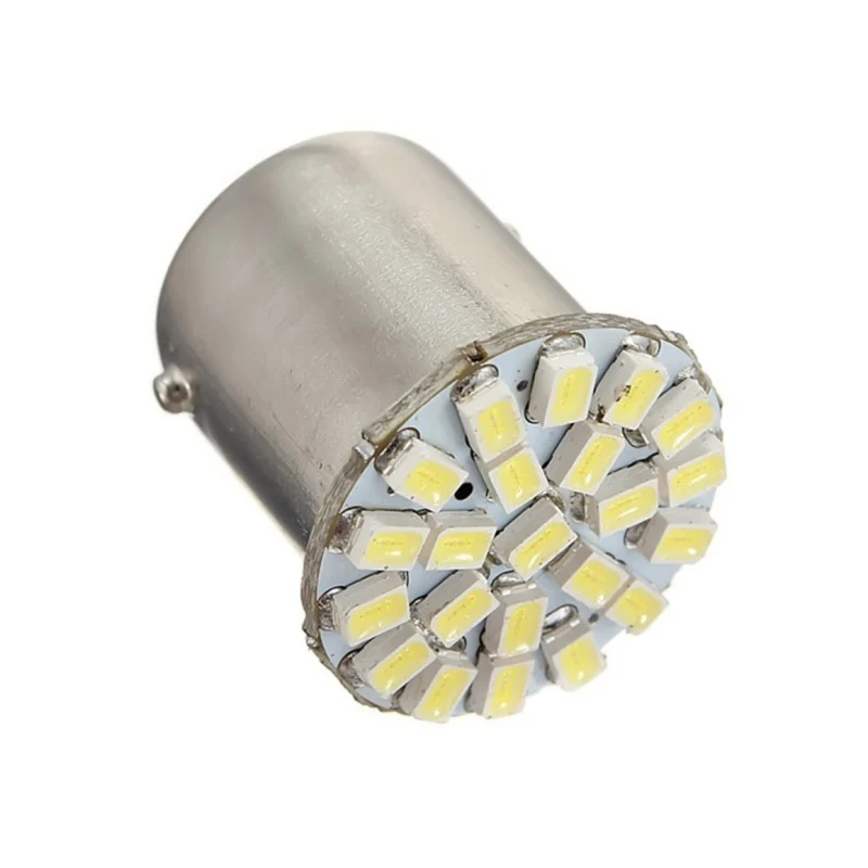 24 В светодиодный автомобильная лампа Авто Передние фары 1156 22SMD P21W BA15S стоп сигналы