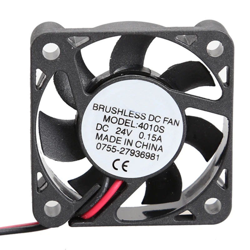 Ultra Quiet 24V Brushless DC Cooling Fan 40x10mm 7 Blades Computer
