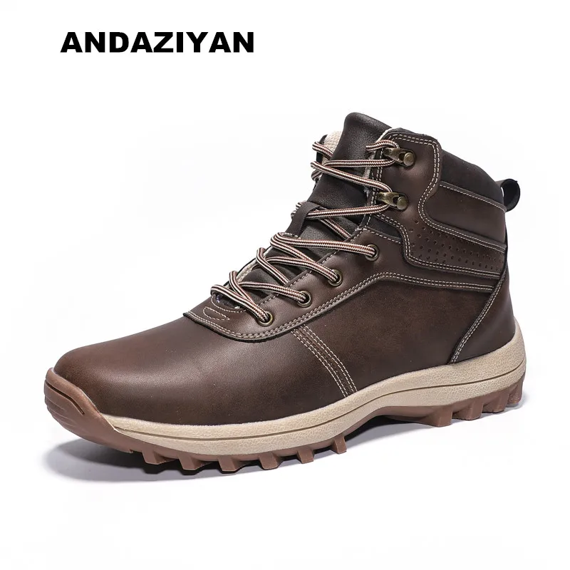 De dark Ao Alta Ar Casuais Livre Brown Preto Sapatos Ferramentas Brown light Homens top Fnp4qnx