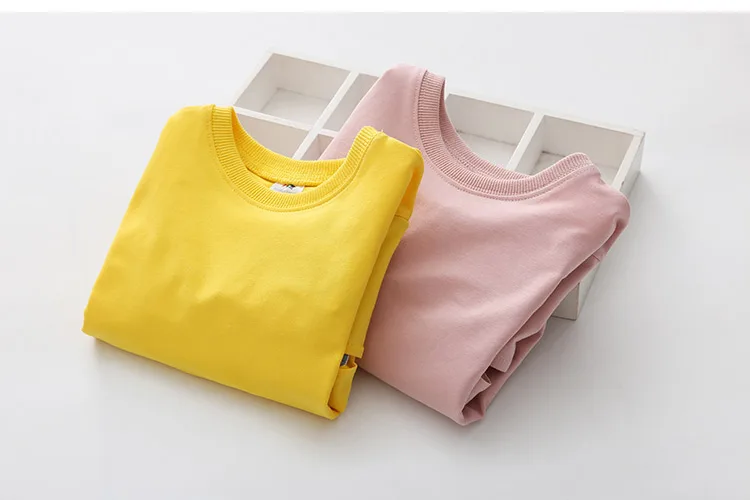 2018 Spring Autumn 2-10 11 12 Years Old Teenager Children Patchwork Fake 2 Pcs Baby Kids Basic Sweatshirt For Girls 11 12 Years (10)