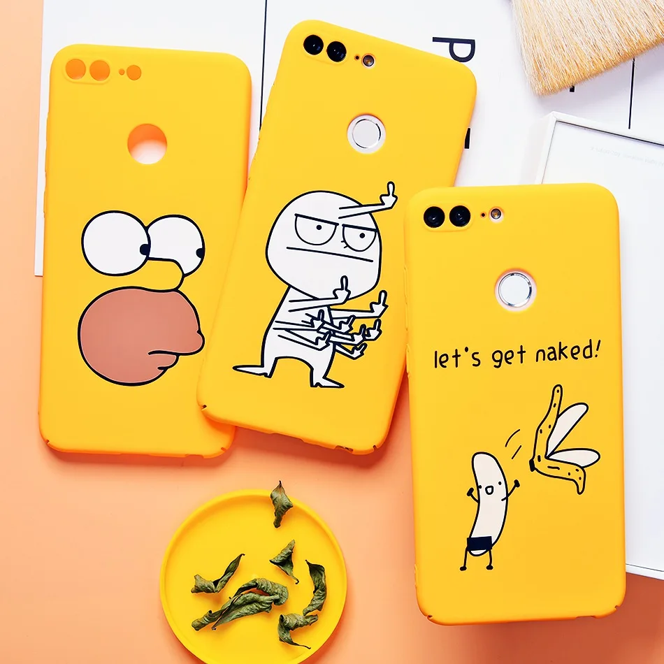 TOMKAS Funny Banana Cute Cartoon Case on for Huawei Honor 9 Lite Phone Case for Huawei P20 Lite P10 Lite P9 Lite Back Cover (11)