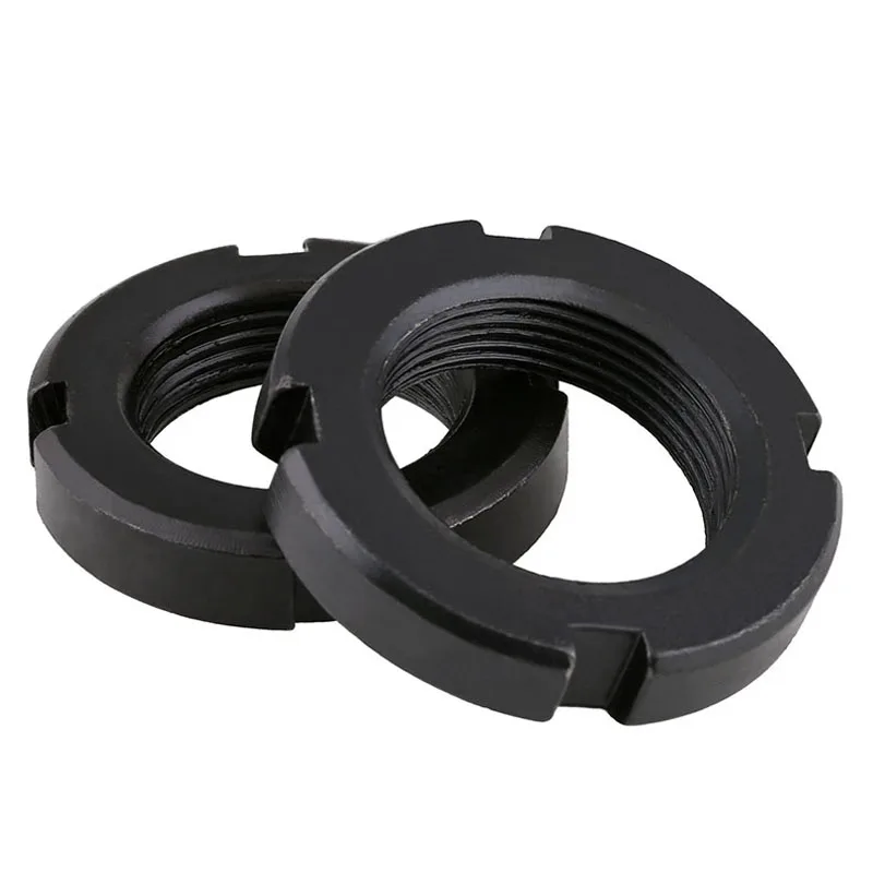 M10/12/16 M33 GB812 Round Nut, Slotted Nut, Anti back Nut, Four Slot