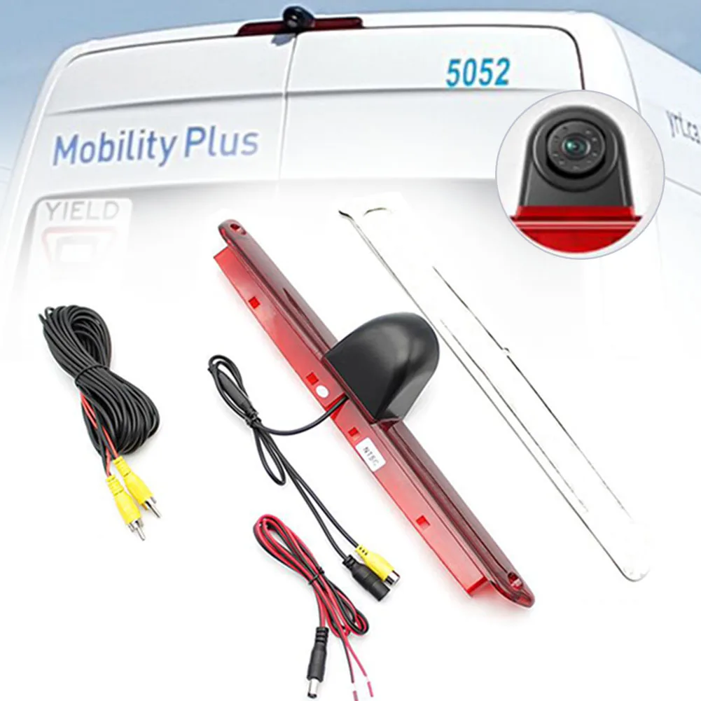 

Safety Waterproof Car Accessories Night Vision Break Light Shockproof HD Reverse Camera Wide Angle Wired For Mercedes Sprinter