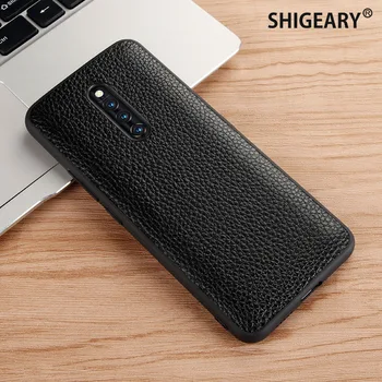 

VIVO X27 Pro Case Cover Genuine Leather Phone Cases Luxury Litchi Pattern Case for BBK Vivo X27 Pro Coque Capa Fundas Bumper