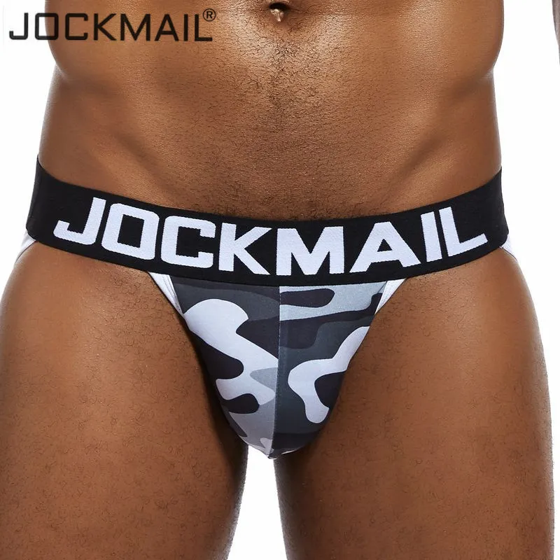 Трусы танга JOCKMAIL мужские пикантное камуфляжное нижнее белье из вискозы Тонги