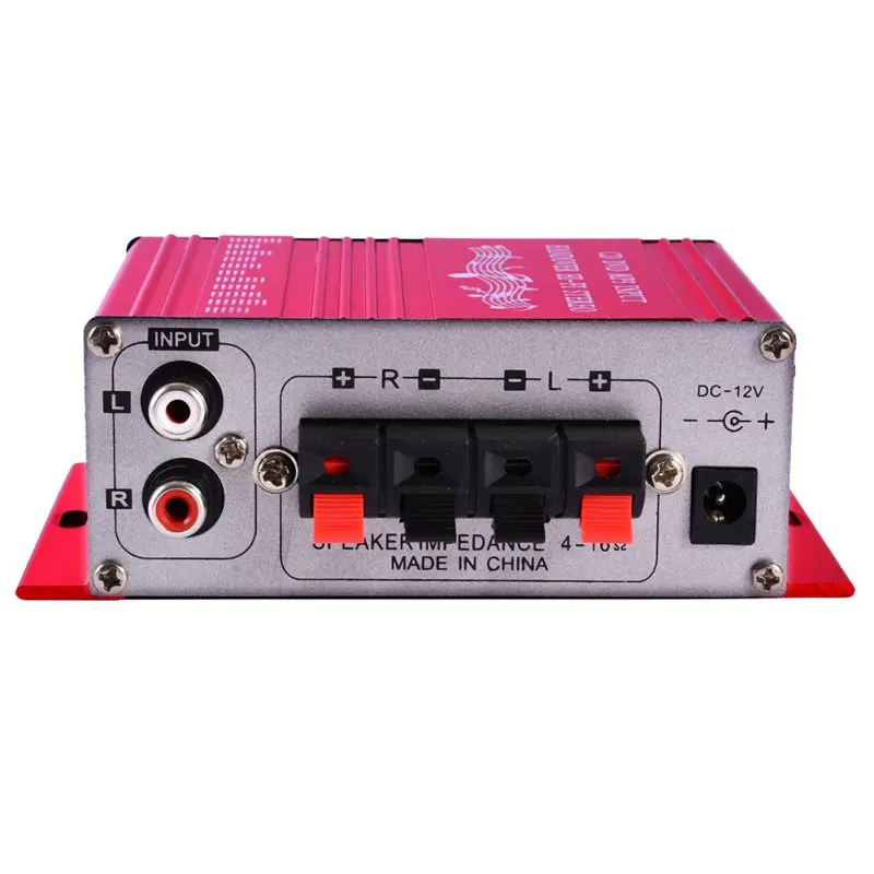 

20W Hifi Mini Digital Amplificador Motorcycle Auto Car Stereo Power Amplifier Sound Mode Audio Support DVD MP3 For Home