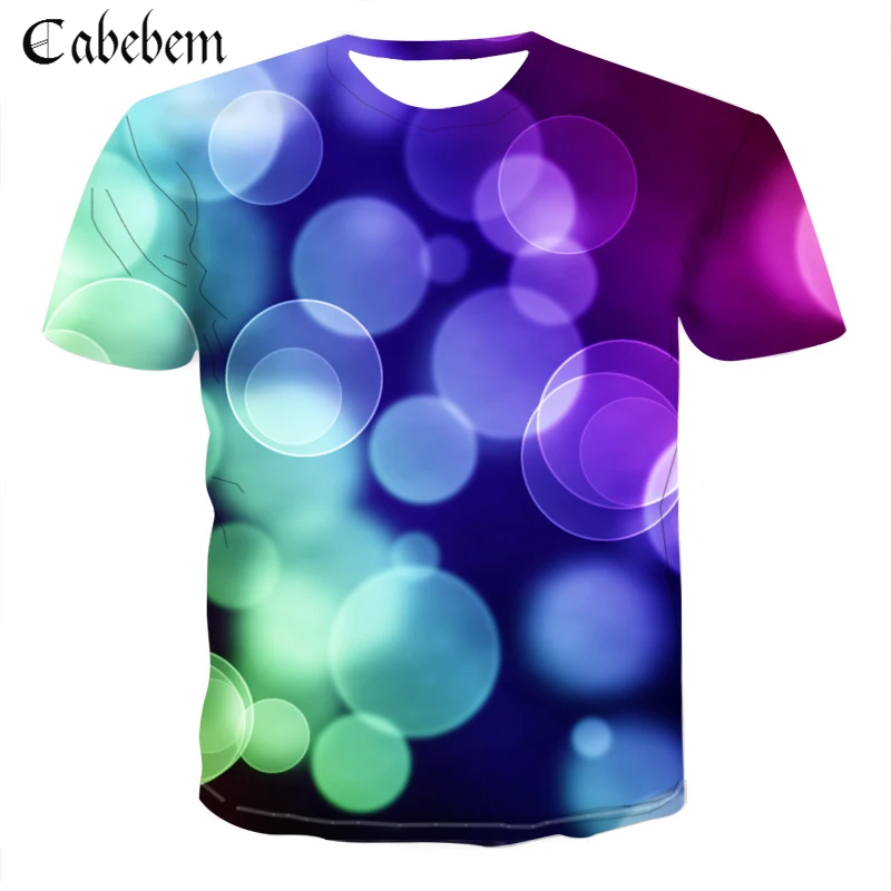 

Summer New Men's 2019 Colorful Light Speed Men/Women's Harbin Short-sleeved Interesting Men's T-shirt Printing High Quality