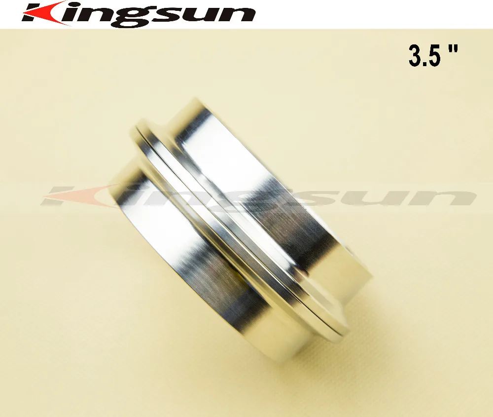 Kingsun 3,5 ''sus 304 из нержавеющей стали V полоса мужской и женский фланец Профессиональный для турбо/выхлопные трубы/трубы