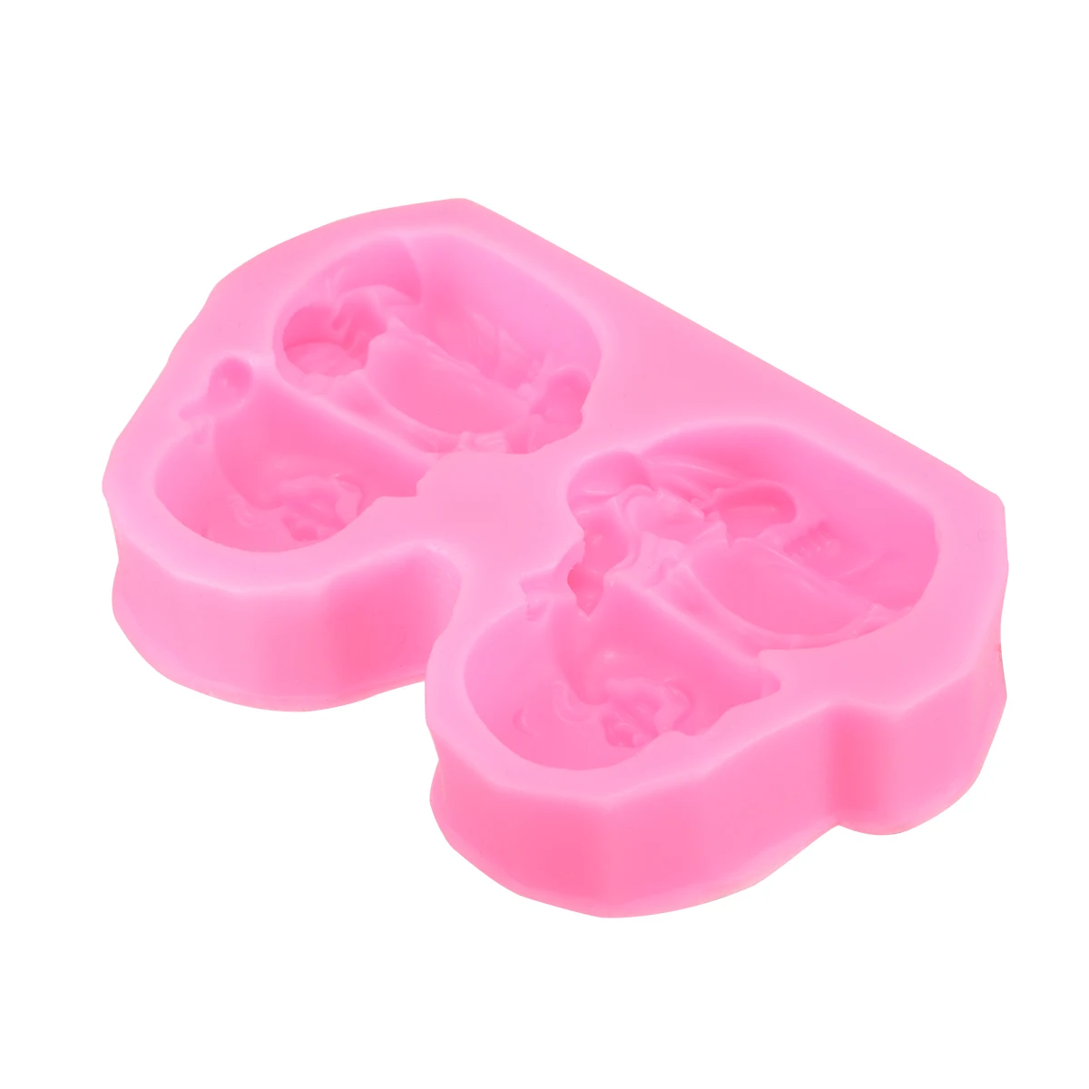 Mayitr Buddha Smiling Face Silicone Mold Candle Soap Molds DIY Soap Clay Cake Dondant Molds Baking Tools