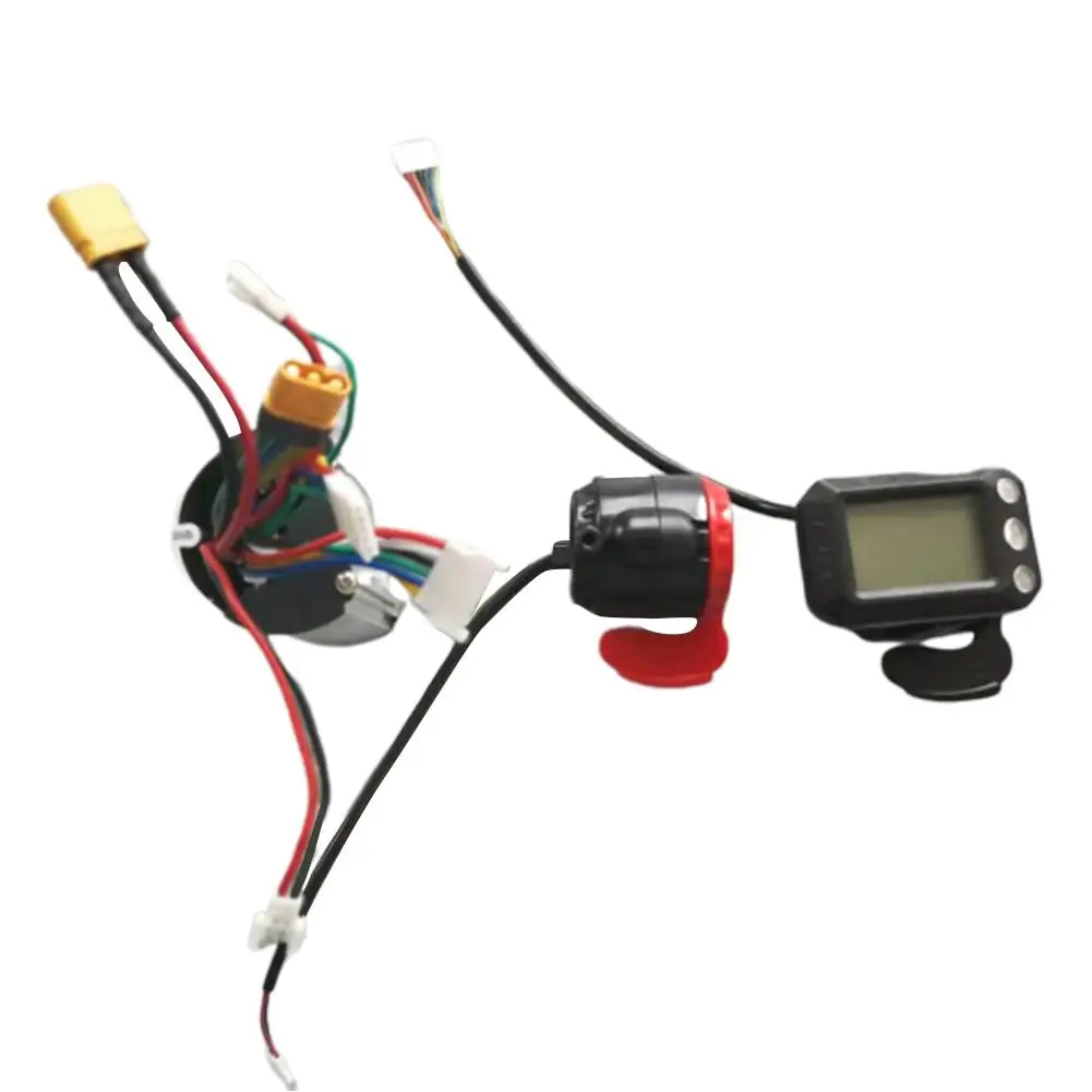 Ceny 3 sztuk wyświetlacz LED Instrument akcelerator elektroniczny hamulec płyta główna kontroler 5.5 Cal elektryczna deskorolka zestaw akcesoriów