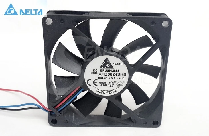 Оптовая продажа для delta Electronics AFB0824SHB 8015 80 мм 8 см 80X80X15 DC 24 В 0 26a 3-контактный