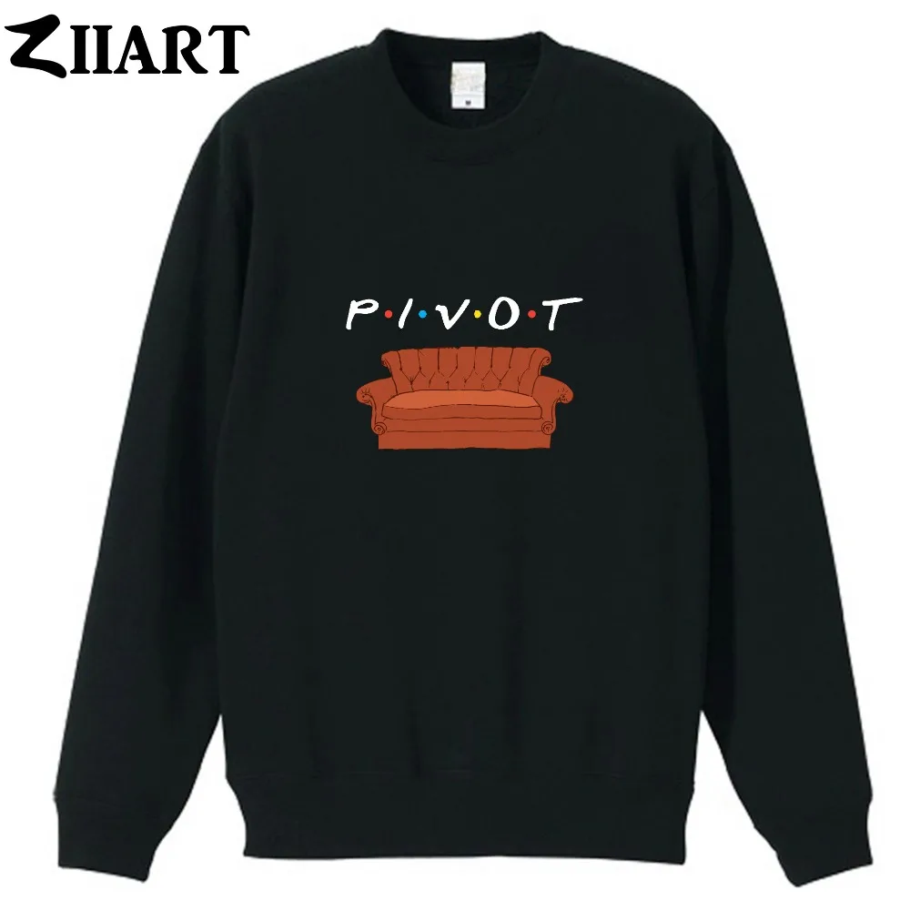 P.I.V.O.T. PIVOT диван друзья шрифт Пара Одежда для девочек женские хлопковые на