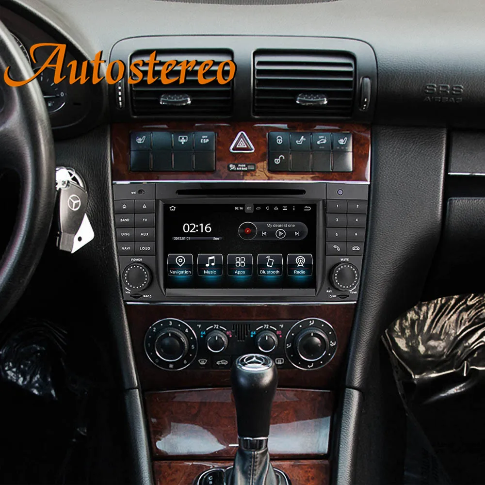 Android 9 gps навигация автомобильный dvd-плеер для Mercedes Benz CLK W209/CLS/W219 автостерео головное устройство радио магнитофон 8812 медиа