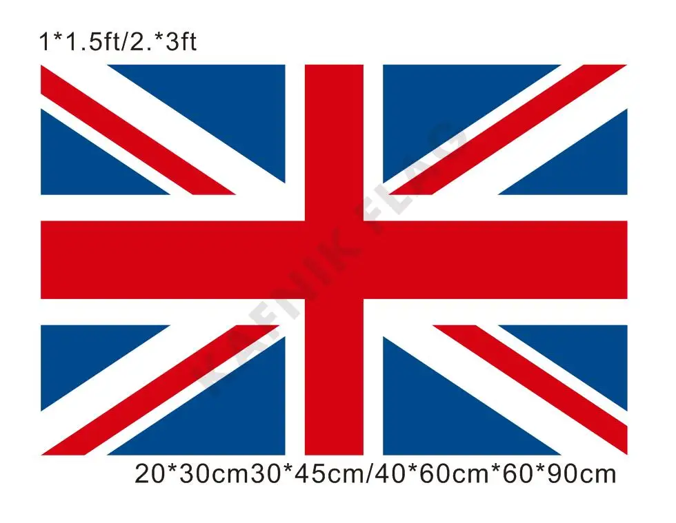 Kafnikfree Shipping 2030304540606090cm Small Flags United