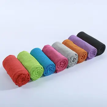 

40# Summer Comfortable Cooling Towel Outdoor Ice Sports Towels Fitness Cool Down Cloth Yoga Swimming Running Cooling Towel