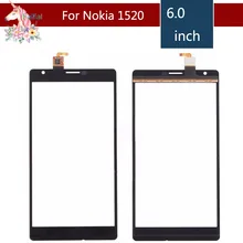 6.0" For Nokia Lumia 1520 N1520 LCD Touch Screen Digitizer Sensor Outer Glass Lens Panel Replacement