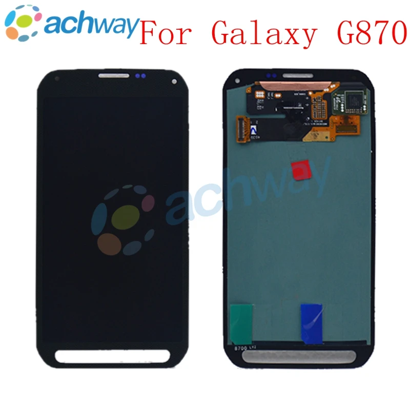 

LCDs For Samsung Galaxy S5 Active AMOLED LCD Display With Touch Screen 100% Tested Digitizer Assembly Screen For Galaxy G870 LCD