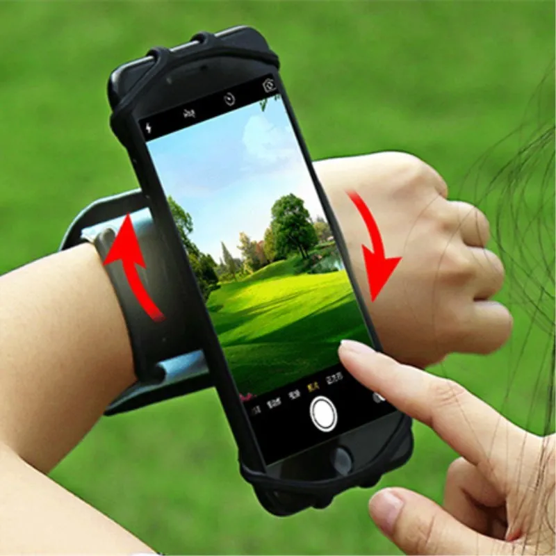 

Rotatable Phone Arm Bag Running Waterproof Phone Bag Sport Wrist Bag Case Key Holder Pouch Armband for Samsung iPhone 8X