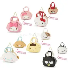 Новая мода My Melody Cinnamoroll помпон пурин для девочек мини полиуретановый Кошелек для монет детские сумки для детей Подарки
