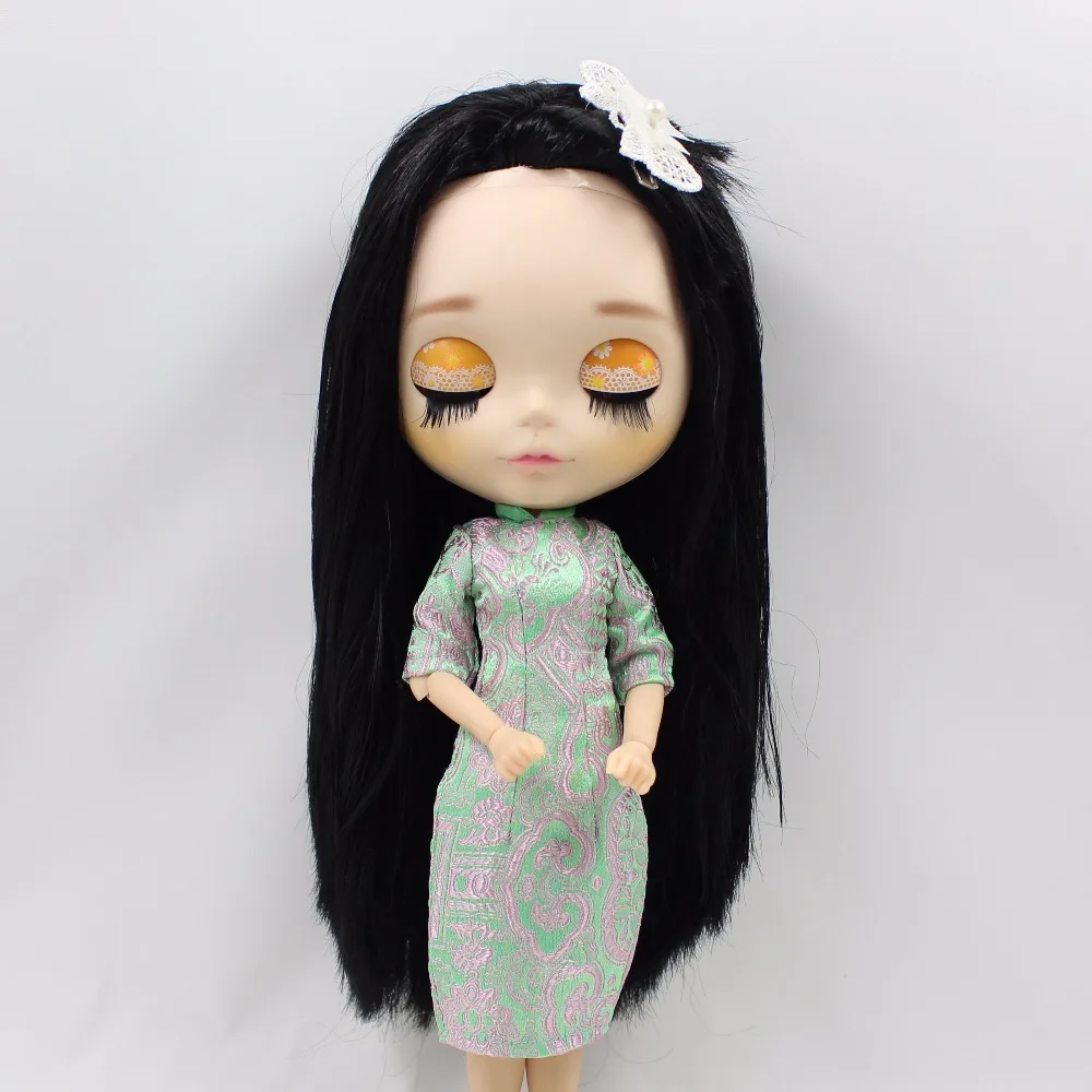 Neo Blythe Doll Ancient Embroidery Cheongsam Dress 1