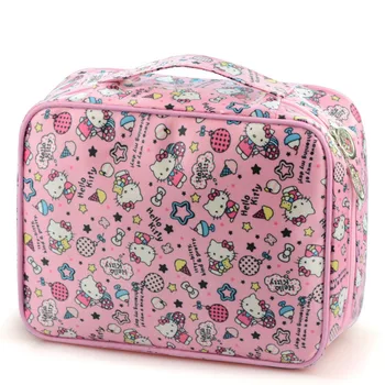 

Cartoon travel cosmetic bag storage bag ladies wash bag Portable Oxford cloth waterproof bag