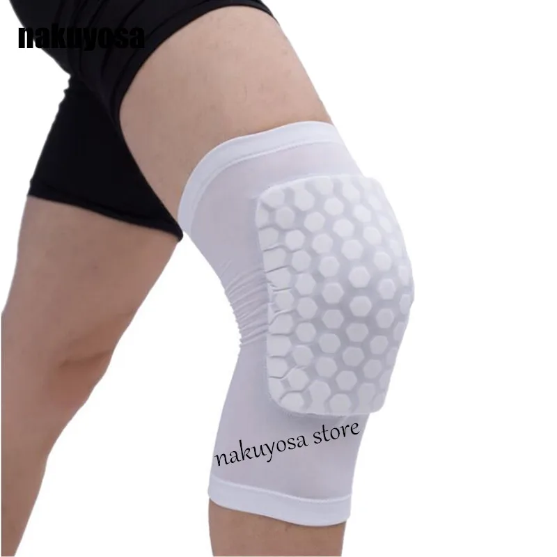 Hex Sponge Protective Knee Pads Basketball Leg Sleeves Compression Knee ...