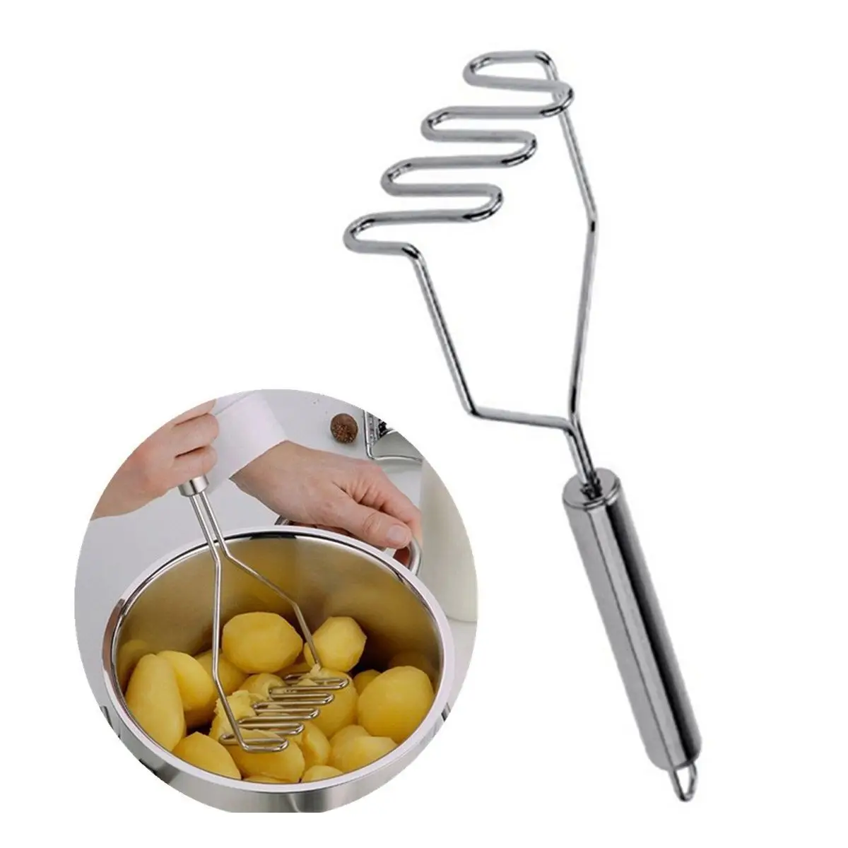 HOT Stainless Steel Potato Masher Great for making Mashed Potato