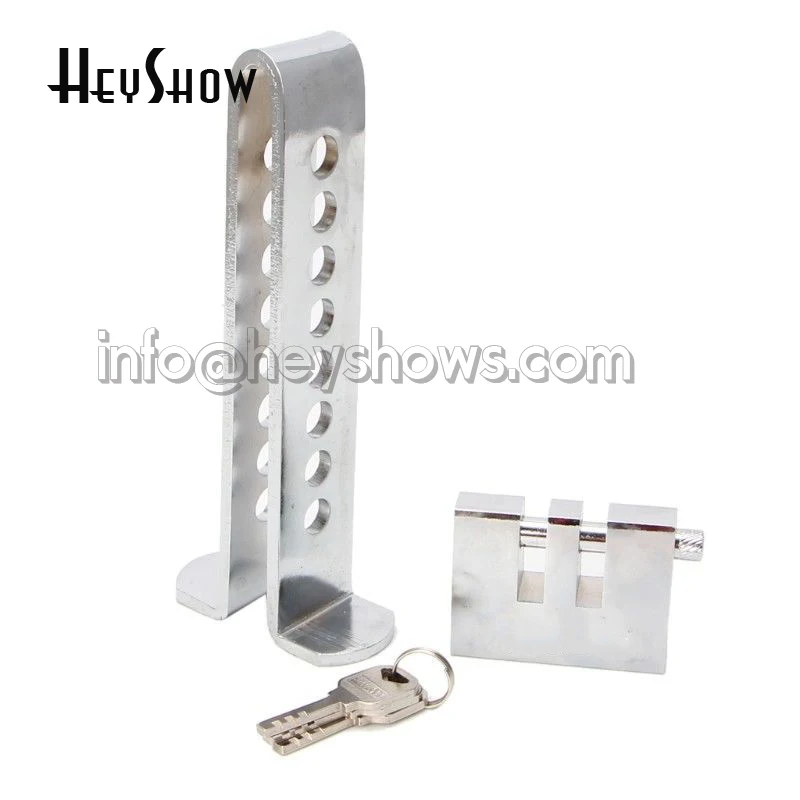 Universal Car Clutch Brake Pedal, Anti-Theft Lock, Stainless Security, Anti-Theft for Auto, Trucks, Accelerator