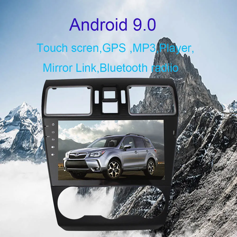Clearance 9" Octa Core Android 9.0 Car Radio Player For Subaru Forester 2015-2019 Steering wheel multimedia GPS Navigation Head Unit 3