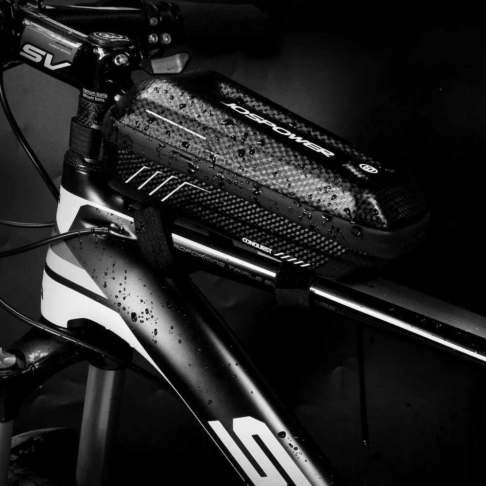 JOSPOWER непромокаемая велосипедная верхняя труба передняя рама сумка Велоспорт MTB дорожный жесткий корпус анти давление велосипед задний хвост сумка Ремонт сумка для инструментов
