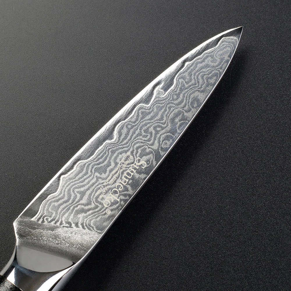 SUNNECKO 5 шт. набор кухонных ножей Santoku ножи для чистки овощей и фруктов Дамасская сталь японский резак инструмент G10 ручка нож шеф-повара