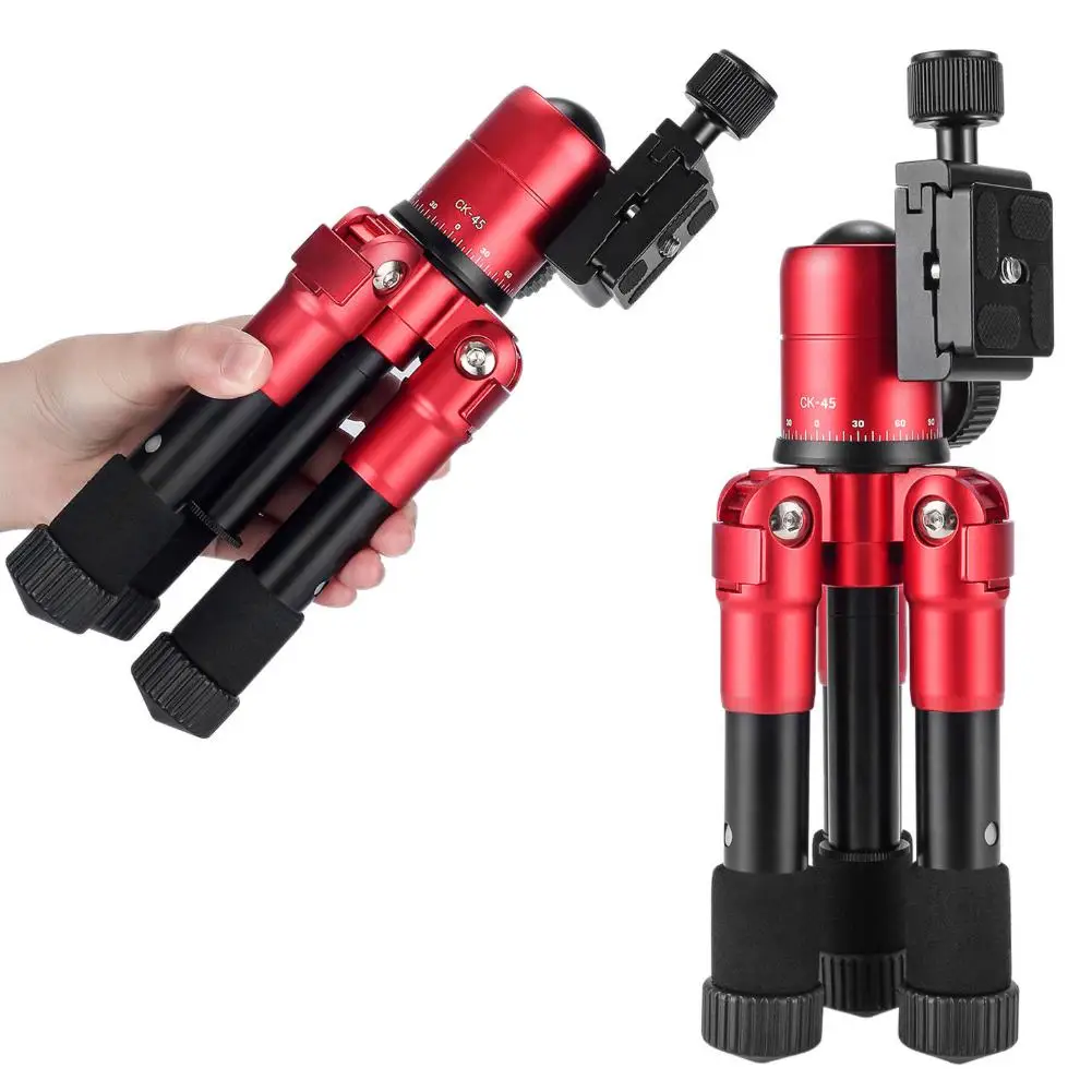 

ZOMEI New Mini Foldable Travel Tripod Ball Head Compact Holder for Phone DSLR Camera