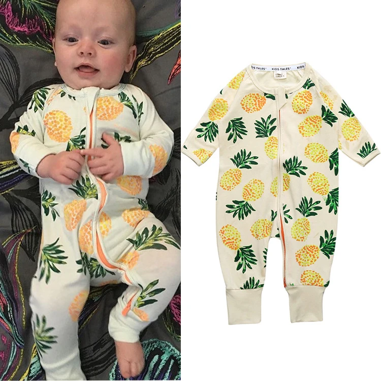 pineapple onesie baby