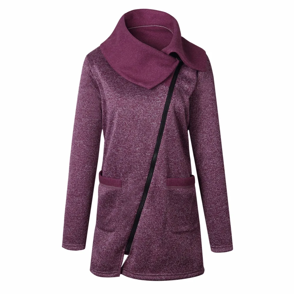 Casual Fashion Women Jacket Autumn Winter 2017 Long Sleeve