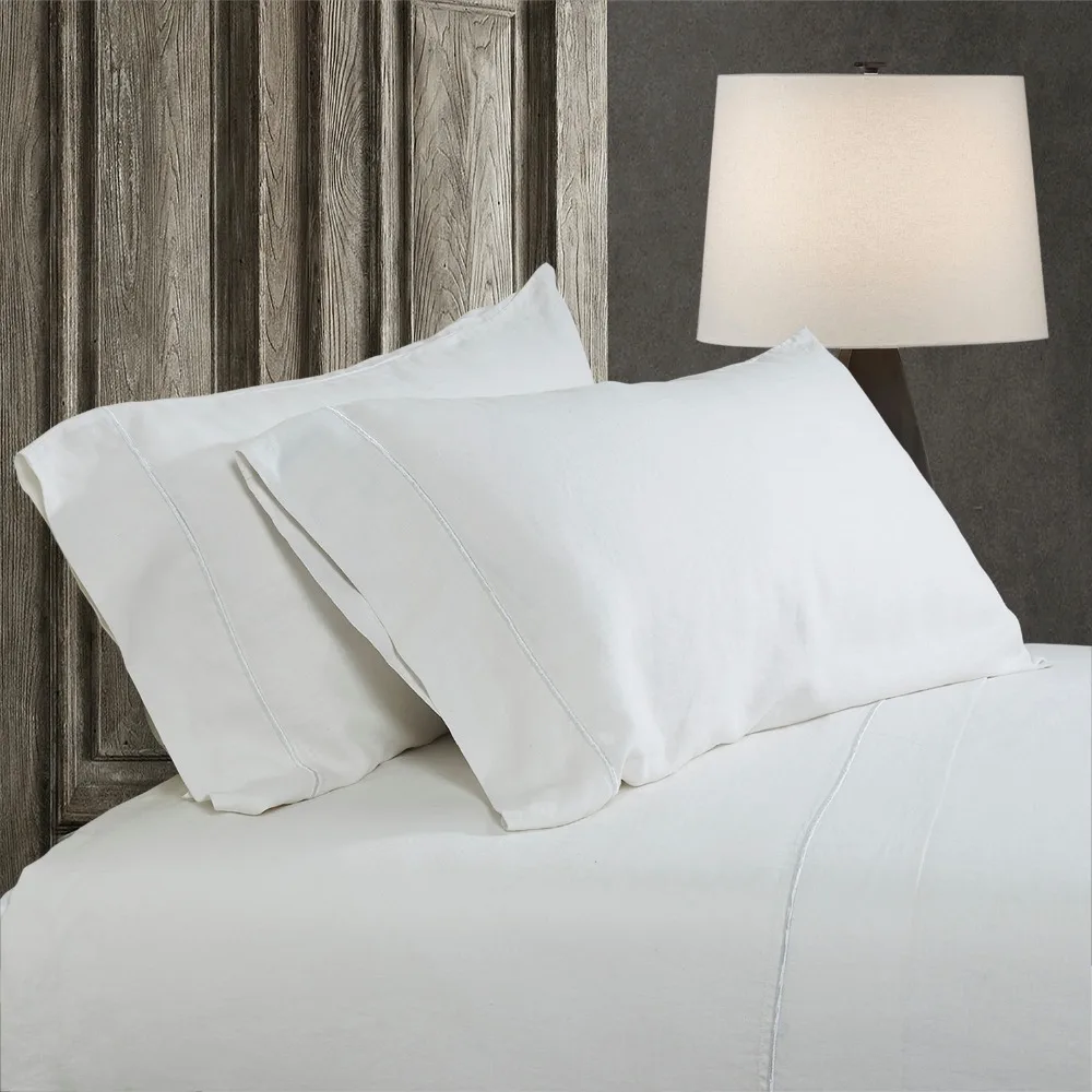 

Simple&Opulence 100% Stone Washed 2Pcs Linen Pillowcases
