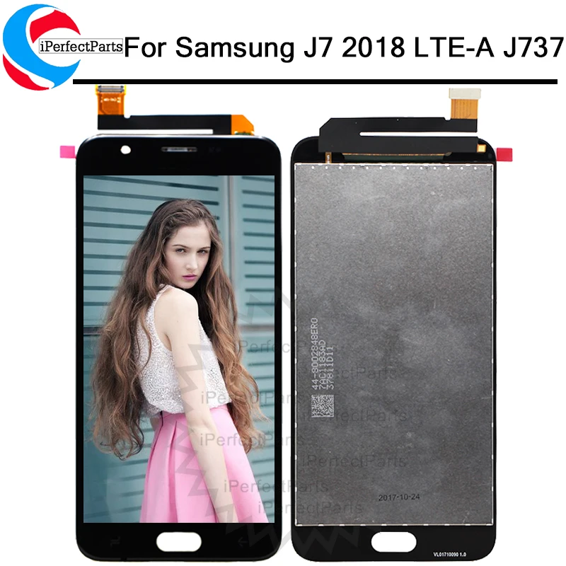 ЖК дисплей для Samsung Galaxy J7 2018 J737 сенсорный экран дигитайзер LTE A J737P запчасти ремонта