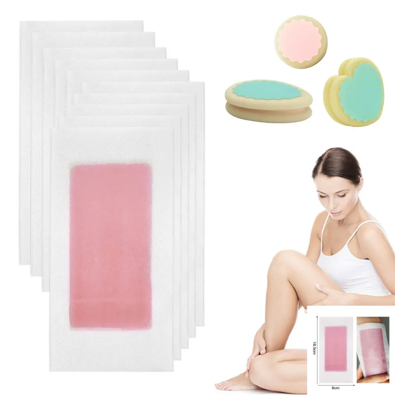 

Hair Removal Combination Suit Non Woven Fabric Cloth Summer Professional Hair Removal Wax Strips Depilation Sponge Rapid