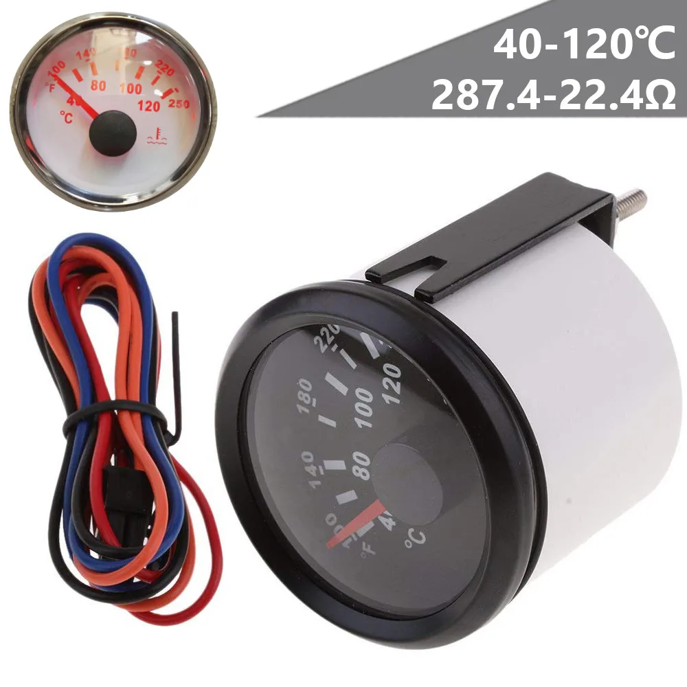 

Waterproof Digital Water Temp Meter 52 mm Car Temperature Gauge Indicator LED Display For Car Auto Moto RV Yacht 12 V 24 V