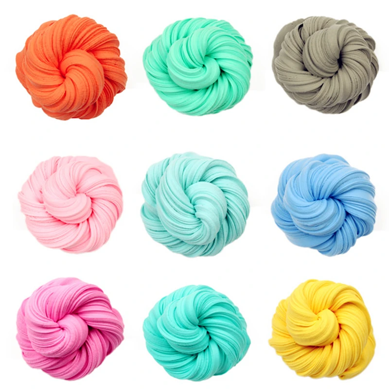

Fluffy Slime Kids Modelling Clay Set Plasticine Non Toxic Play Craft & Create