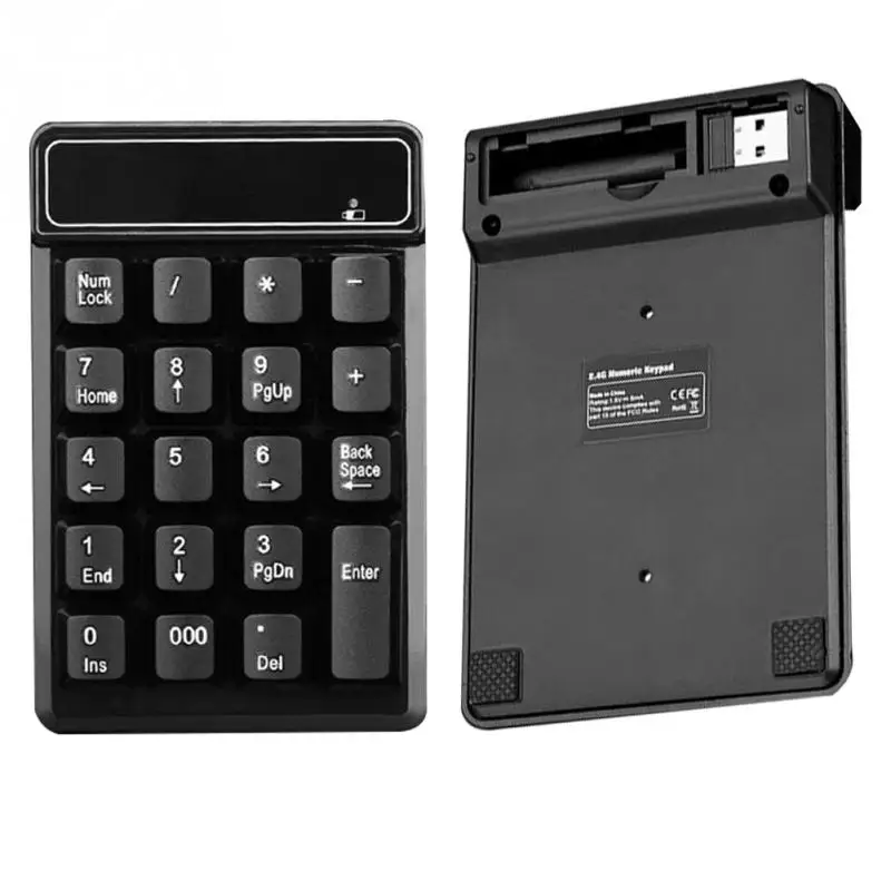 2.4G wireless number keypad mechanical 19 key financial accounting