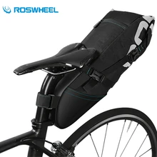 ROSWHEEL велосипедные сумки 10л, водонепроницаемая велосипедная сумка 8л, Аксессуары для велосипеда, подседельный штырь для велосипеда, велосипедная горная MTB велосипедная седельная сумка