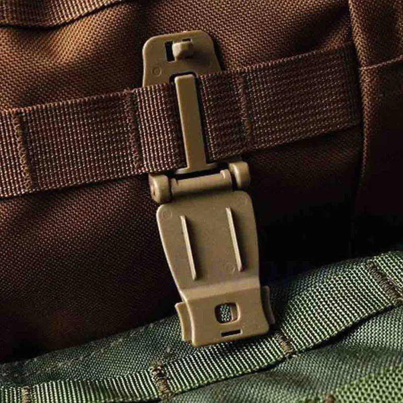 

Belt Clip 5 PCS Outdoor Buckle bushcraft kit Connect Strap link Tactical Backpack Bag Webbing Clasp Camp Hike Tools